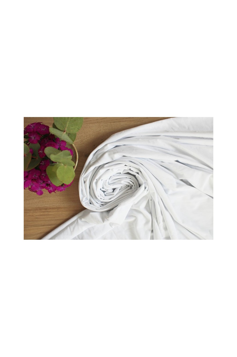 tissus maillot de bain Blanc "Mat"
